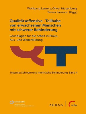 cover image of Qualitätsoffensive--Teilhabe von erwachsenen Menschen mit schwerer Behinderung